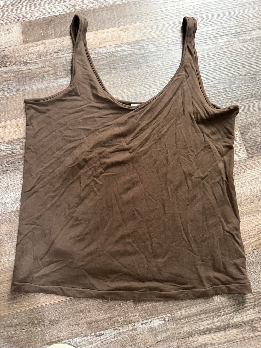 lululemon athletica Brown Scoop Tank Top